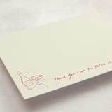 "Celebration" - Personalized Stationery Cards in Wisteria by Ashlee Townsend - Detail