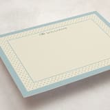 "Polka Dot Frame" - Personalized Stationery Cards in Garden by Robert and Stella - Detail
