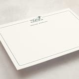 "Pointer" - Personalized Stationery Cards in Fern by Chris Ferebee - Detail
