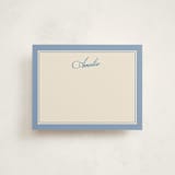 "naia" - Personalized Stationery Cards in Cornflower by chocomocacino - Front