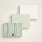 "sandalo" - Personalized Stationery Cards in Zuchini by Pati Cascino - Back of Card Options