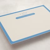 "Prep" - Personalized Stationery Cards in Ocean by Alexandra Cohn - Detail
