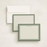 "Noble Hall" - Personalized Stationery Cards in Malachite by Diana Pinnell - Assembled