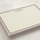 "Cine" - Personalized Stationery Cards in Cacao by Pati Cascino - Detail