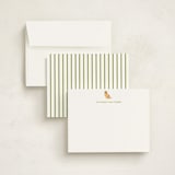 "Golden Retriever" - Personalized Stationery Cards in Clover by Sarah Knight - Assembled