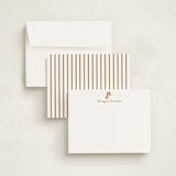 "King Charles" - Personalized Stationery Cards in Biscuit by Sarah Knight - Assembled