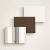 "German Shorthaired Pointer" - Personalized Stationery Cards in Truffle by Baumbirdy - Back of Card Options