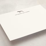 "German Shorthaired Pointer" - Personalized Stationery Cards in Truffle by Baumbirdy - Detail