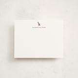 "German Shepherd" - Personalized Stationery Cards in Stone by Baumbirdy - Front
