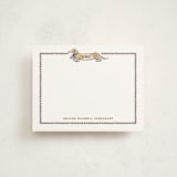 "CANINO" - Personalized Stationery Cards in Sky by Pati Cascino - Front