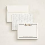 "CANINO" - Personalized Stationery Cards in Sky by Pati Cascino - Assembled