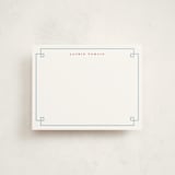 "Timeless Frame" - Personalized Stationery Cards in Frost by Alston Foster - Front