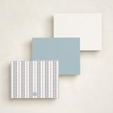 "Timeless Frame" - Personalized Stationery Cards in Frost by Alston Foster - Back of Card Options