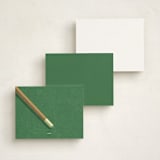 "Billiard Birthday" - Personalized Stationery Cards in Cotton by Susan Zinader - Back of Card Options
