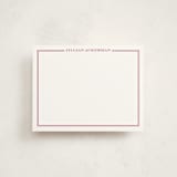 "the lady" - Personalized Stationery Cards in Fuchsia Rose by The Social Type - Front