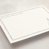 "Sailboat" - Personalized Stationery Cards in Coast by Cass Loh - Detail