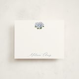 "Hydrangea" - Personalized Stationery Cards in Hydrangea by Itsy Belle Studio - Front