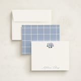 "Hydrangea" - Personalized Stationery Cards in Hydrangea by Itsy Belle Studio - Assembled