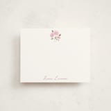 "Peony" - Personalized Stationery Cards in Blush by Itsy Belle Studio - Front