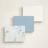 "Seashell " - Personalized Stationery Cards in Shell by Shiny Penny Studio - Back of Card Options
