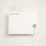 "Palm Tree" - Personalized Stationery Cards in Palm by Cass Loh - Front