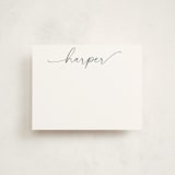 "Flourish" - Personalized Stationery Cards in Ink by Susan Asbill - Front