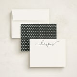 "Flourish" - Personalized Stationery Cards in Ink by Susan Asbill - Assembled