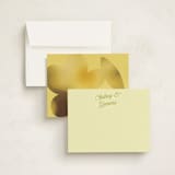 "Bloom" - Personalized Stationery Cards in Caribbean Citrus by Morgan Kendall - Assembled