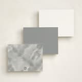 "The Minimalist" - Personalized Stationery Cards in Lily by Kristel - Back of Card Options