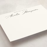 "The Minimalist" - Personalized Stationery Cards in Lily by Kristel - Detail