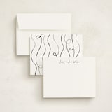 "Nostalgic" - Personalized Stationery Cards in Ink by Kelly Watkins - Assembled
