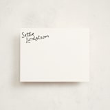 "Settie" - Personalized Stationery Cards in Ink by Megan Davis - Front