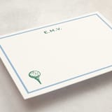 "Nuance" - Personalized Stationery Cards in Light Blue by Pati Cascino - Detail