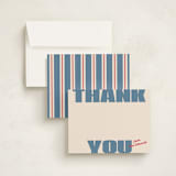 "Retro bold" - Personalized Stationery Cards in Denim by Claudia Orengo - Assembled