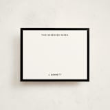 "Cooler Than A Text" - Personalized Stationery Cards in Noir by Kimberly FitzSimons - Front