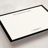 "Cooler Than A Text" - Personalized Stationery Cards in Noir by Kimberly FitzSimons - Detail
