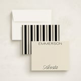 "Picture Show" - Personalized Stationery Cards in Ecru by Morgan Kendall - Assembled