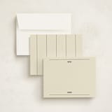"Note Pad" - Personalized Stationery Cards in Ink by Jen Ramsey - Assembled