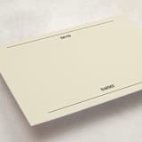 "Note Pad" - Personalized Stationery Cards in Ink by Jen Ramsey - Detail