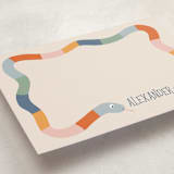 "Slithering Around" - Personalized Stationery Cards in Earthbound by Miranda Bussell - Detail