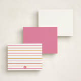 "Peace and Love" - Personalized Stationery Cards in Fairy by Alexandra Cohn - Back of Card Options