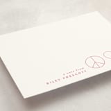 "Peace and Love" - Personalized Stationery Cards in Fairy by Alexandra Cohn - Detail
