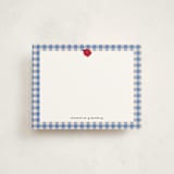 "ladybug picnic" - Personalized Stationery Cards in Sky by Jennifer Lew - Front