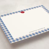 "ladybug picnic" - Personalized Stationery Cards in Sky by Jennifer Lew - Detail