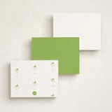 "Hugo Spritz" - Personalized Stationery Cards in Lime by Baumbirdy - Back of Card Options