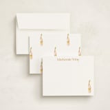 "Ranch Water" - Personalized Stationery Cards in Agave by Baumbirdy - Assembled