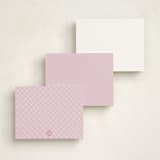 "Princess Party" - Personalized Stationery Cards in Silk by JeAnna Casper - Back of Card Options