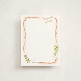 "Giardino" - Personalized Stationery Cards in Flame by Pati Cascino - Front