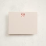 "Racquet" - Personalized Stationery Cards in Verona Sunset by Megan Davis - Front