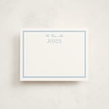"Cheseapeake" - Personalized Stationery Cards in Sky Blue by Megan Davis - Front